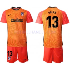 Barn Fotballdrakter Keeper Atlético Madrid Jan Oblak 13 2020-21 Kortermet M003